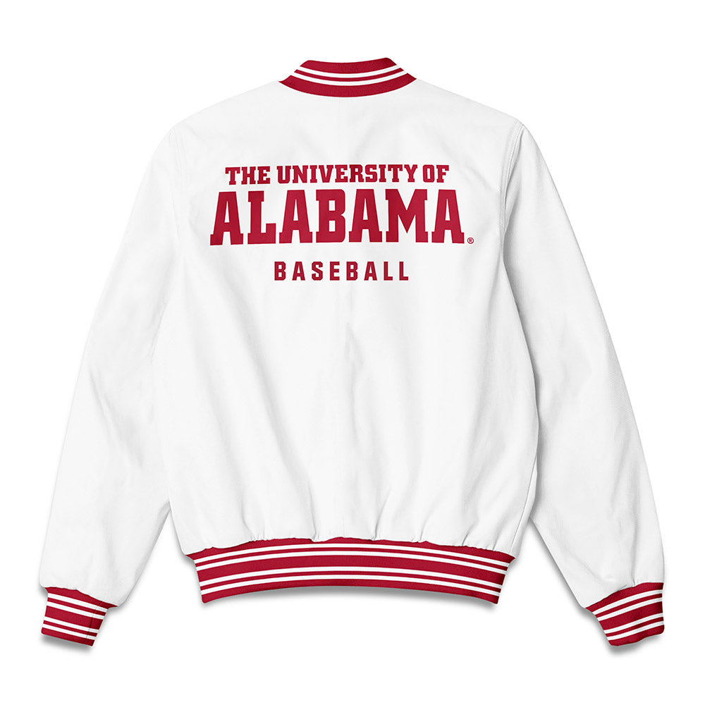 Alabama - NCAA Baseball : Garrett Staton - Bomber Jacket-2