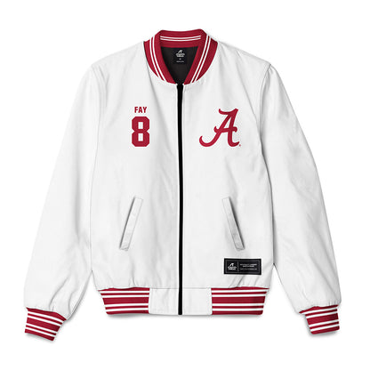 Alabama - NCAA Baseball : Tyler Fay - Bomber Jacket-0