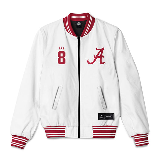 Alabama - NCAA Baseball : Tyler Fay - Bomber Jacket-0