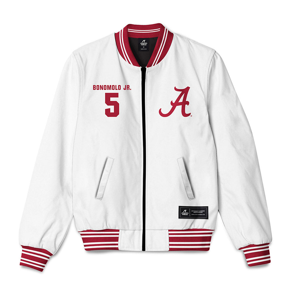 Alabama - NCAA Baseball : Richie Bonomolo Jr. - Bomber Jacket-0