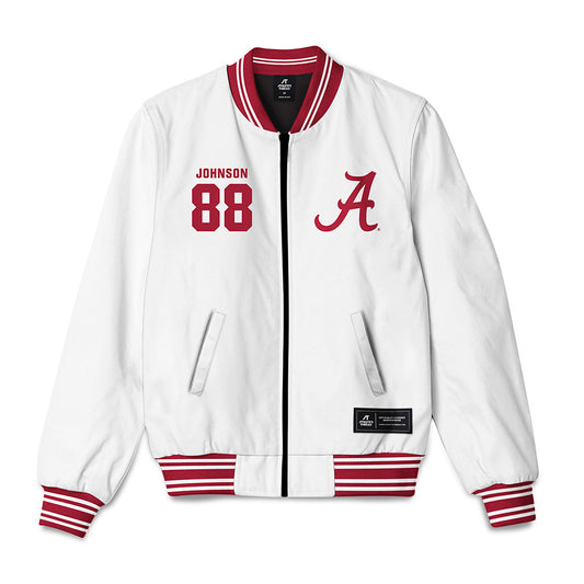 Alabama - NCAA Softball : Lauren Johnson - Bomber Jacket-0
