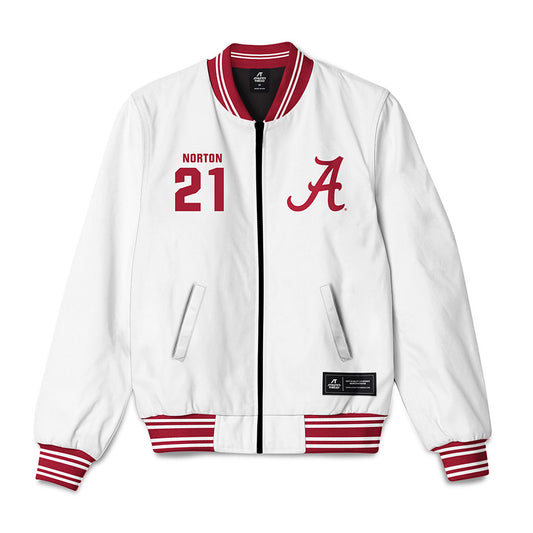 Alabama - NCAA Baseball : Brennen Norton - Bomber Jacket-0