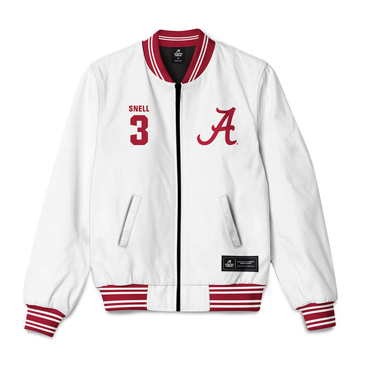 Alabama - NCAA Baseball : Kade Snell - Bomber Jacket-0