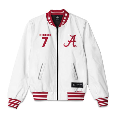 Alabama - NCAA Baseball : Matthew Heiberger - Bomber Jacket-0