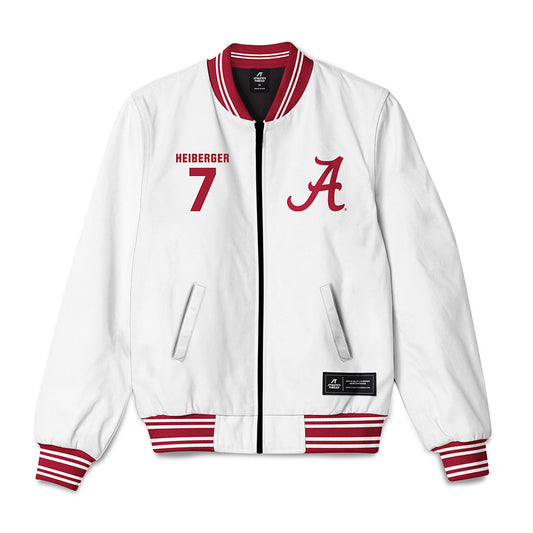 Alabama - NCAA Baseball : Matthew Heiberger - Bomber Jacket-0