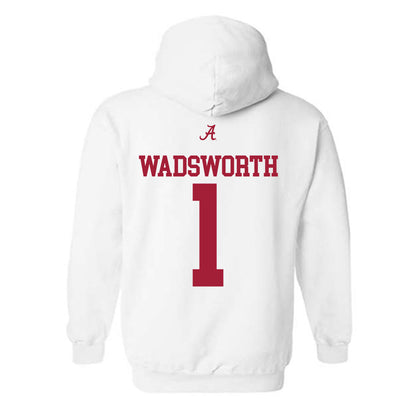 Alabama - NCAA Men's Basketball : Kari Wadsworth - Hooded Sweatshirt-1