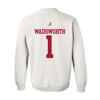 Alabama - NCAA Men's Basketball : Kari Wadsworth - Crewneck Sweatshirt-1