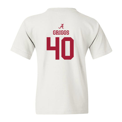 Alabama - NCAA Baseball : Sean Griggs - Classic Shersey Youth T-Shirt-3