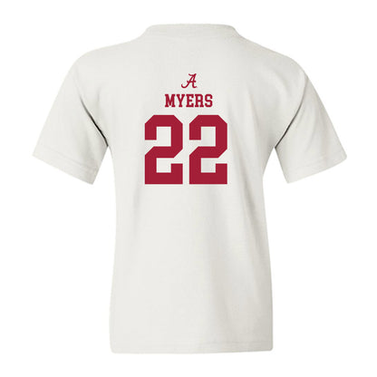 Alabama - NCAA Baseball : Braylon Myers - Classic Shersey Youth T-Shirt-3