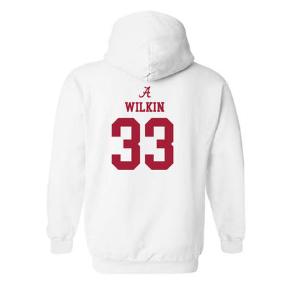 Alabama - NCAA Men's Basketball : Jonas Wilkin - Classic Shersey Hooded Sweatshirt-3