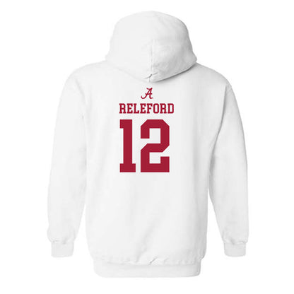 Alabama - Men's Basketball Alumni : Trevor Releford - Classic Shersey Hooded Sweatshirt-3