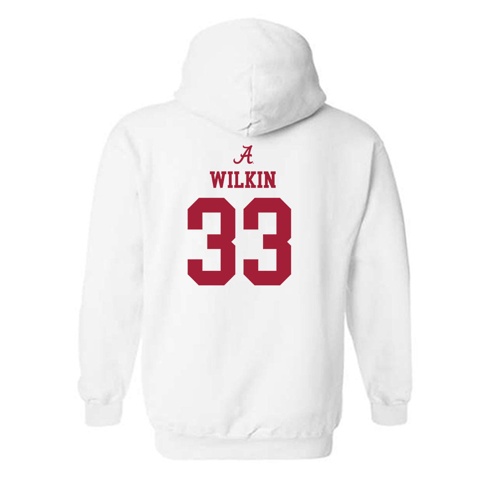 Alabama - NCAA Men's Basketball : Jonas Wilkin - Classic Shersey Hooded Sweatshirt-2