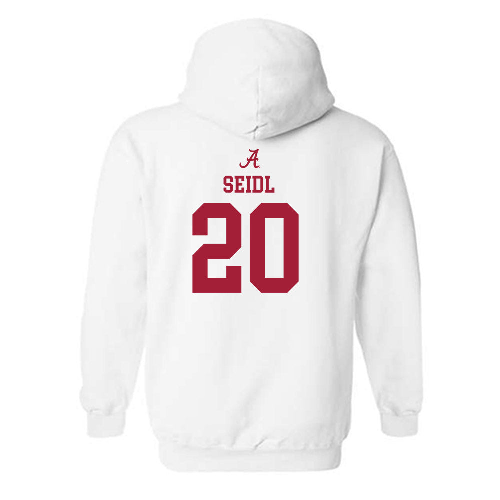 Alabama - Baseball Alumni : Tommy Seidl - Classic Shersey Hooded Sweatshirt-2