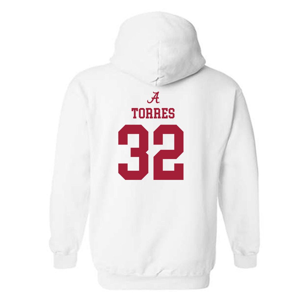 Alabama - NCAA Baseball : Jason Torres - Classic Shersey Hooded Sweatshirt-3