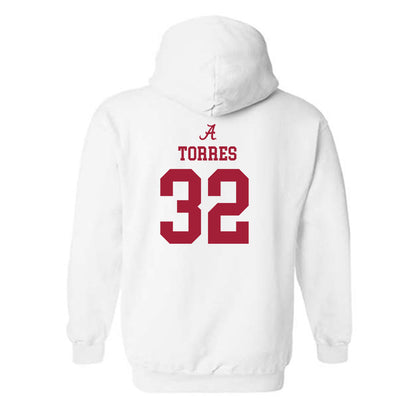Alabama - NCAA Baseball : Jason Torres - Classic Shersey Hooded Sweatshirt-3
