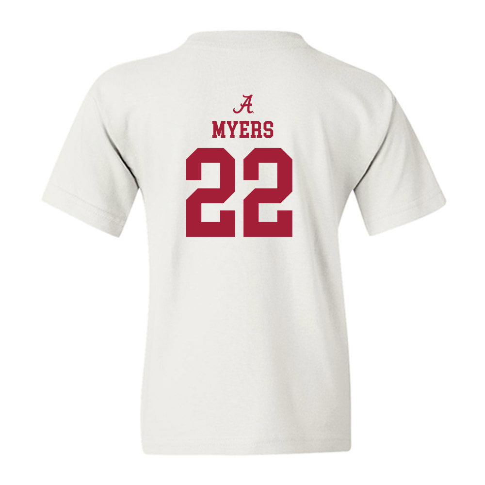 Alabama - NCAA Baseball : Braylon Myers - Classic Shersey Youth T-Shirt-2