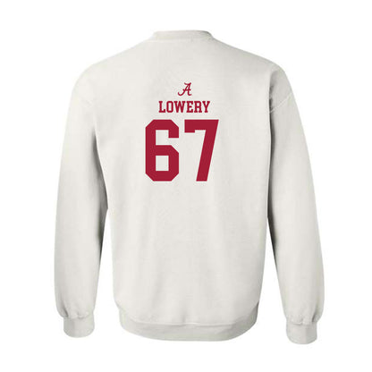 Alabama - NCAA Baseball : Egan Lowery - Classic Shersey Crewneck Sweatshirt-3