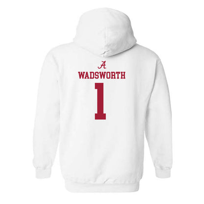 Alabama - NCAA Men's Basketball : Kari Wadsworth - Classic Shersey Hooded Sweatshirt-3