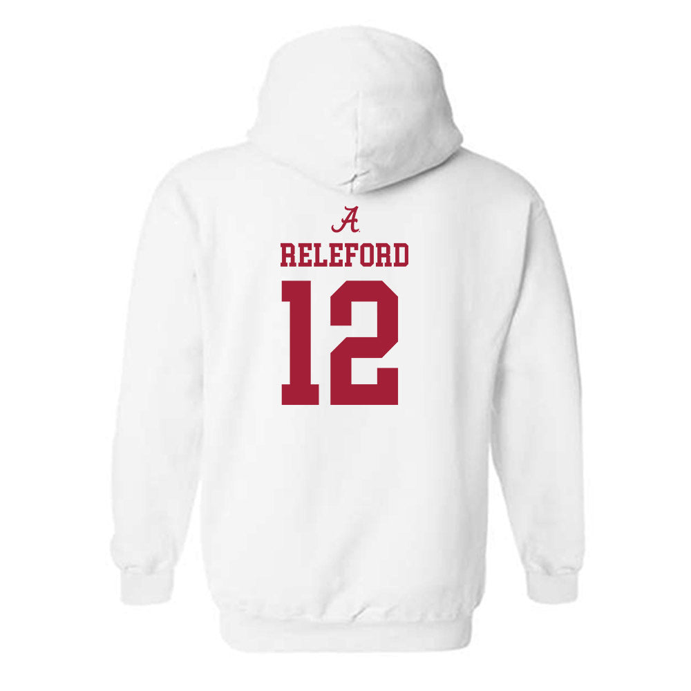Alabama - NCAA Men's Basketball : Trevor Releford - Classic Shersey Hooded Sweatshirt-3