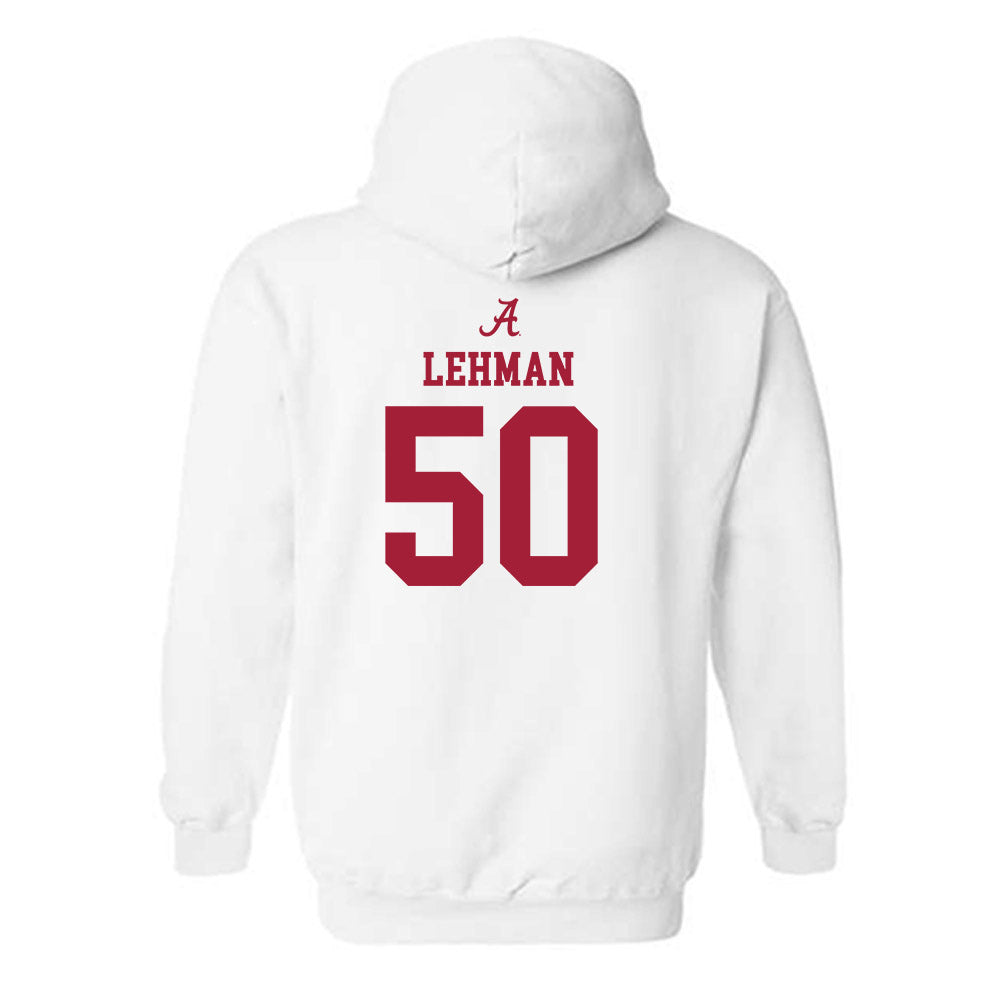Alabama - NCAA Baseball : Connor Lehman - Classic Shersey Hooded Sweatshirt-3