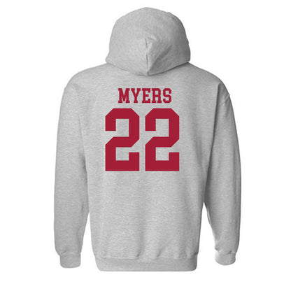 Alabama - NCAA Baseball : Braylon Myers - Classic Shersey Hooded Sweatshirt-3