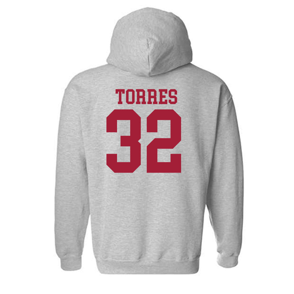 Alabama - NCAA Baseball : Jason Torres - Classic Shersey Hooded Sweatshirt-3