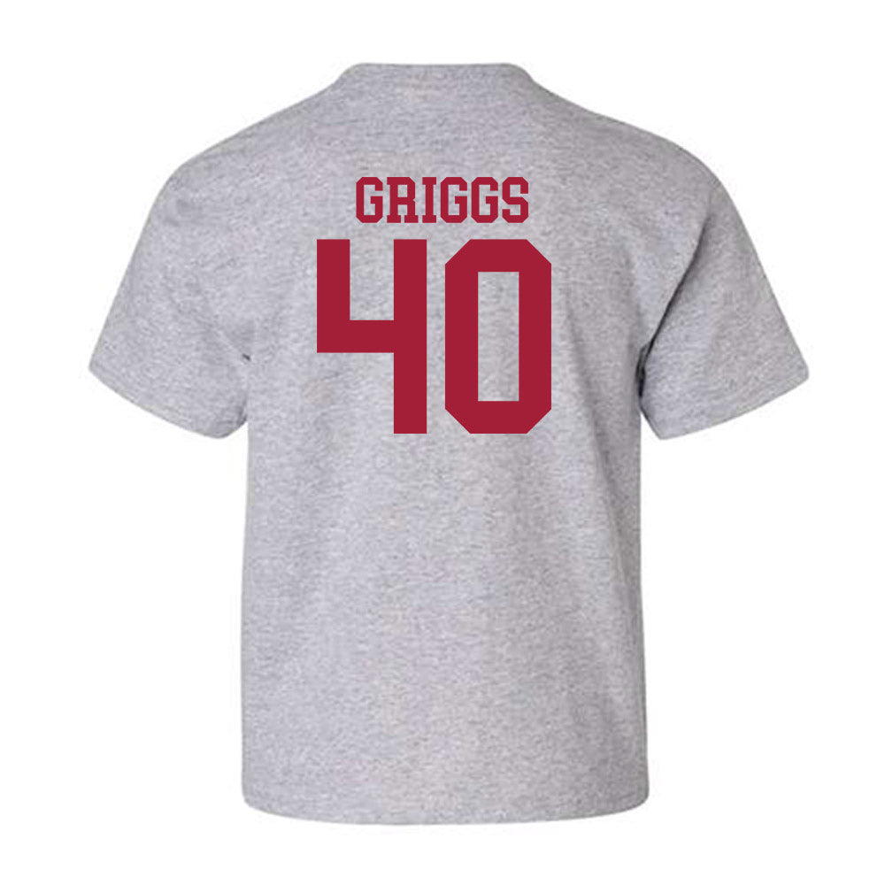 Alabama - NCAA Baseball : Sean Griggs - Classic Shersey Youth T-Shirt-2