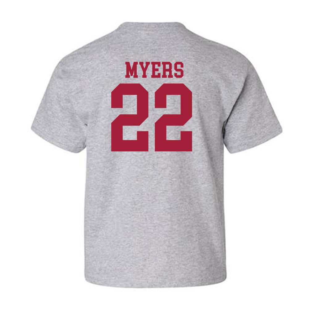 Alabama - NCAA Baseball : Braylon Myers - Classic Shersey Youth T-Shirt-2