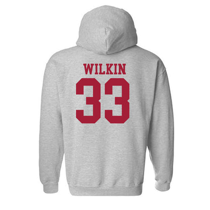 Alabama - NCAA Men's Basketball : Jonas Wilkin - Classic Shersey Hooded Sweatshirt-3