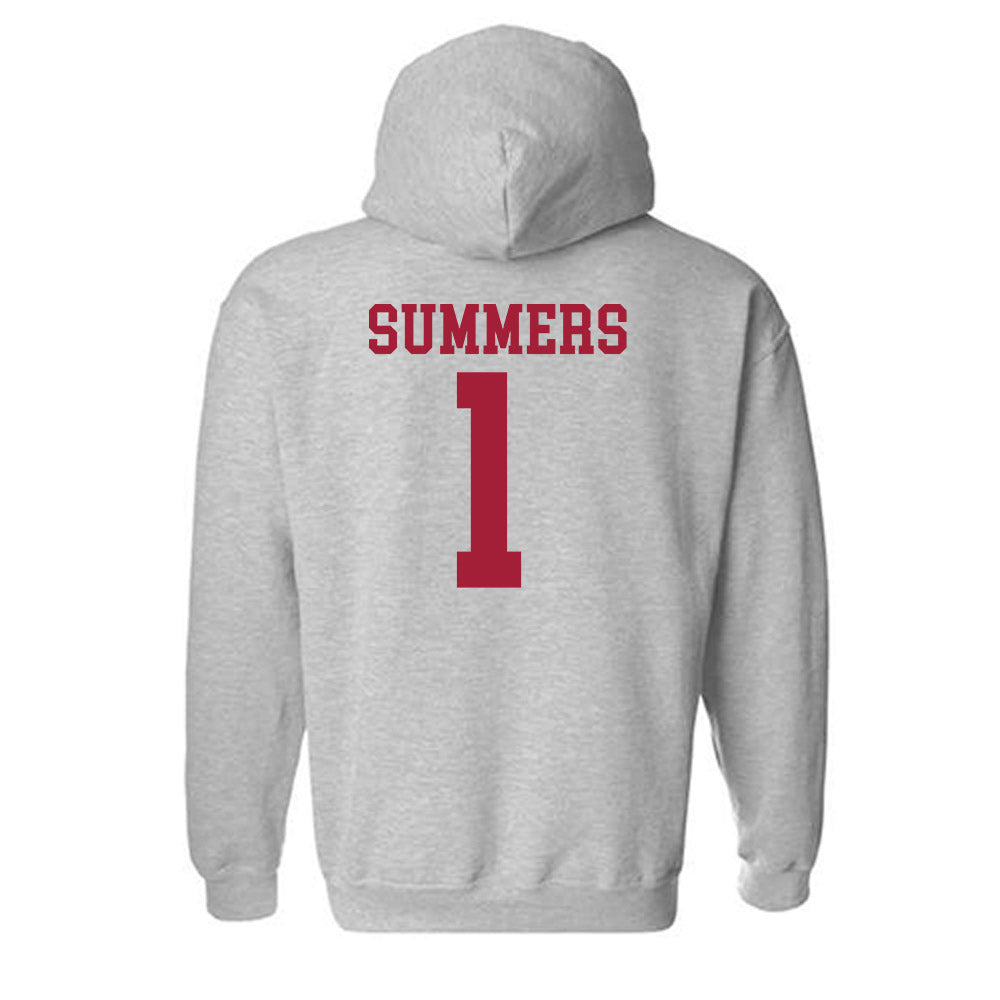 Alabama - NCAA Men's Basketball : Holly Summers - Classic Shersey Hooded Sweatshirt-3
