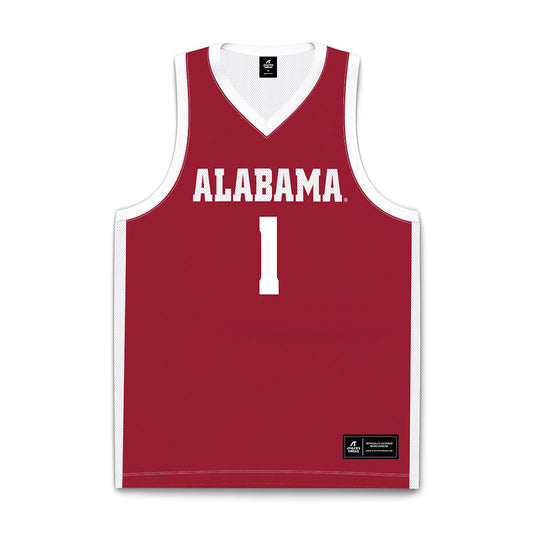 Alabama - NCAA Men's Basketball : Mark Sears - Crimson Basketball Jersey