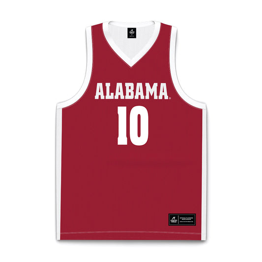 Alabama - NCAA Men's Basketball : Mouhamed Dioubate - Crimson Basketball Jersey