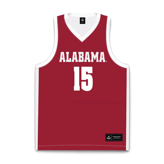 Alabama - NCAA Men's Basketball : Jarin Stevenson - Crimson Basketball Jersey