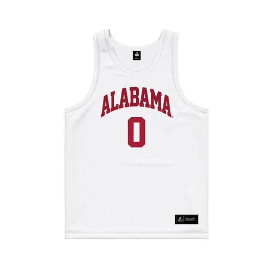 Alabama - NCAA Men's Basketball : Labaron Philon - White Basketball Jersey