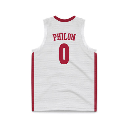 Alabama - NCAA Men's Basketball : Labaron Philon - White Basketball Jersey