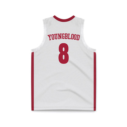 Alabama - NCAA Men's Basketball : Chris Youngblood - White Basketball Jersey