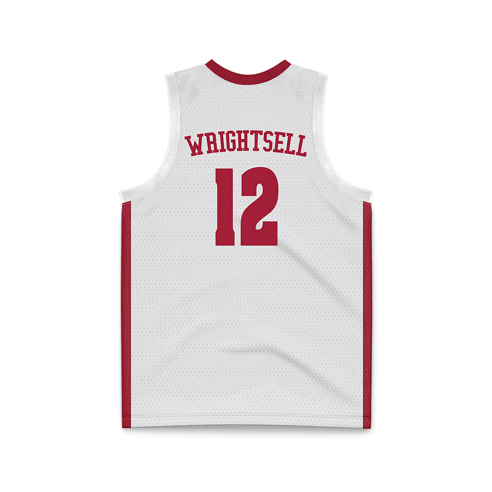Alabama - NCAA Men's Basketball : Latrell Wrightsell - White Basketball Jersey