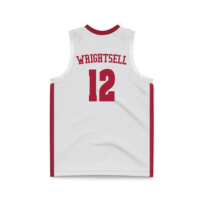 Alabama - NCAA Men's Basketball : Latrell Wrightsell - White Basketball Jersey