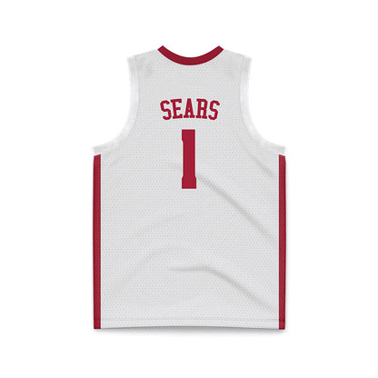 Alabama - NCAA Men's Basketball : Mark Sears - White Basketball Jersey