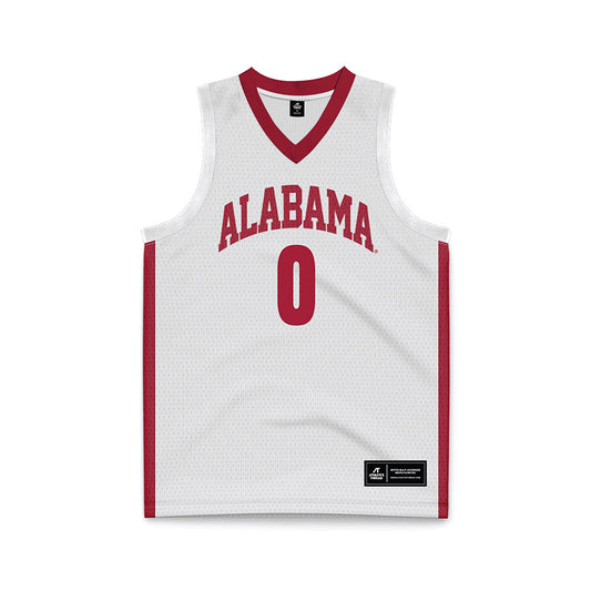 Alabama - NCAA Men's Basketball : Labaron Philon - White Basketball Jersey