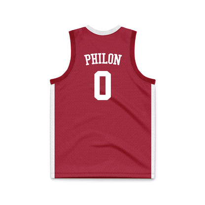 Alabama - NCAA Men's Basketball : Labaron Philon - Crimson Basketball Jersey