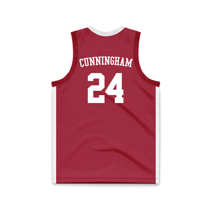 Alabama - NCAA Men's Basketball : Naas Cunningham - Crimson Basketball Jersey