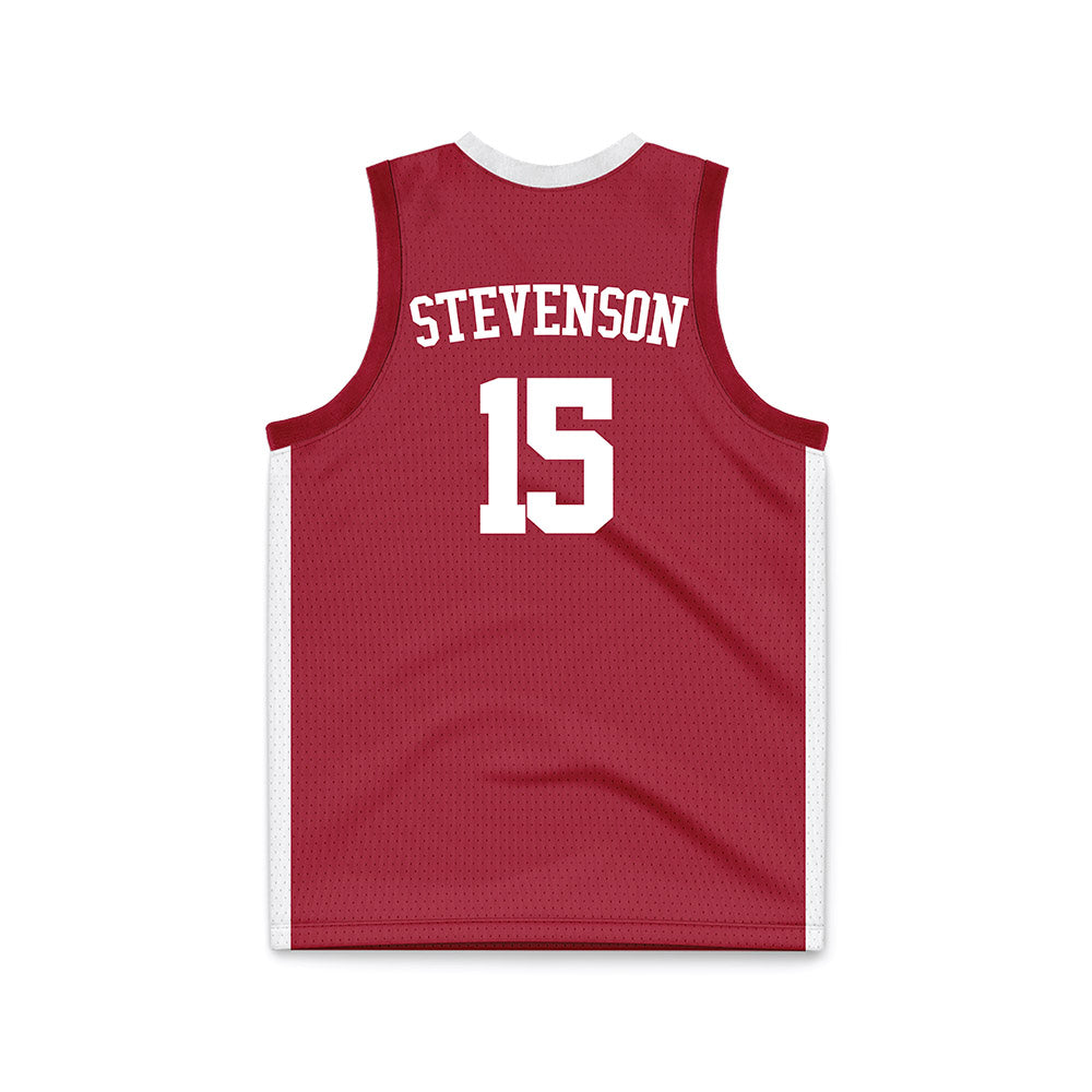 Alabama - NCAA Men's Basketball : Jarin Stevenson - Crimson Basketball Jersey