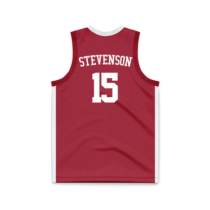 Alabama - NCAA Men's Basketball : Jarin Stevenson - Crimson Basketball Jersey