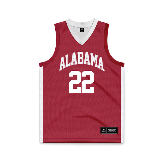 Alabama - NCAA Men's Basketball : Aiden Sherrell - Crimson Basketball Jersey