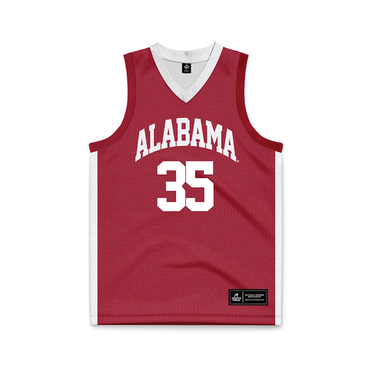 Alabama - NCAA Men's Basketball : Derrion Reid - Crimson Basketball Jersey