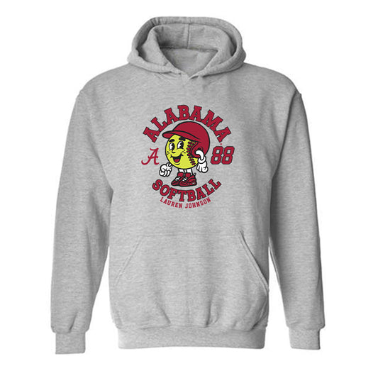 Alabama - NCAA Softball : Lauren Johnson - Fashion Shersey Hooded Sweatshirt-0