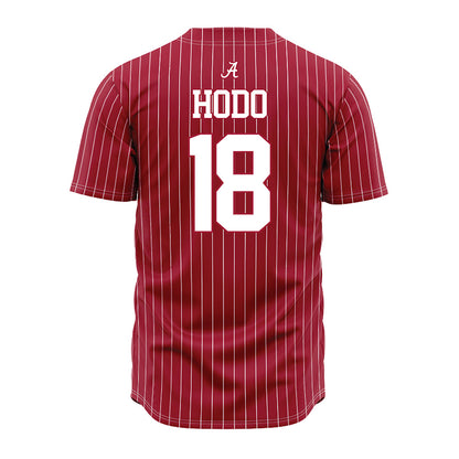 Alabama - NCAA Baseball : Will Hodo - Pinstripe Jersey