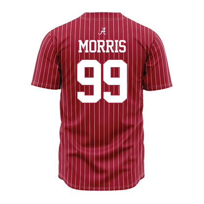 Alabama - NCAA Baseball : Austin Morris - Pinstripe Jersey