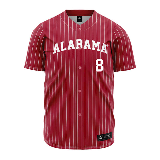 Alabama - NCAA Baseball : Tyler Fay - Pinstripe Jersey